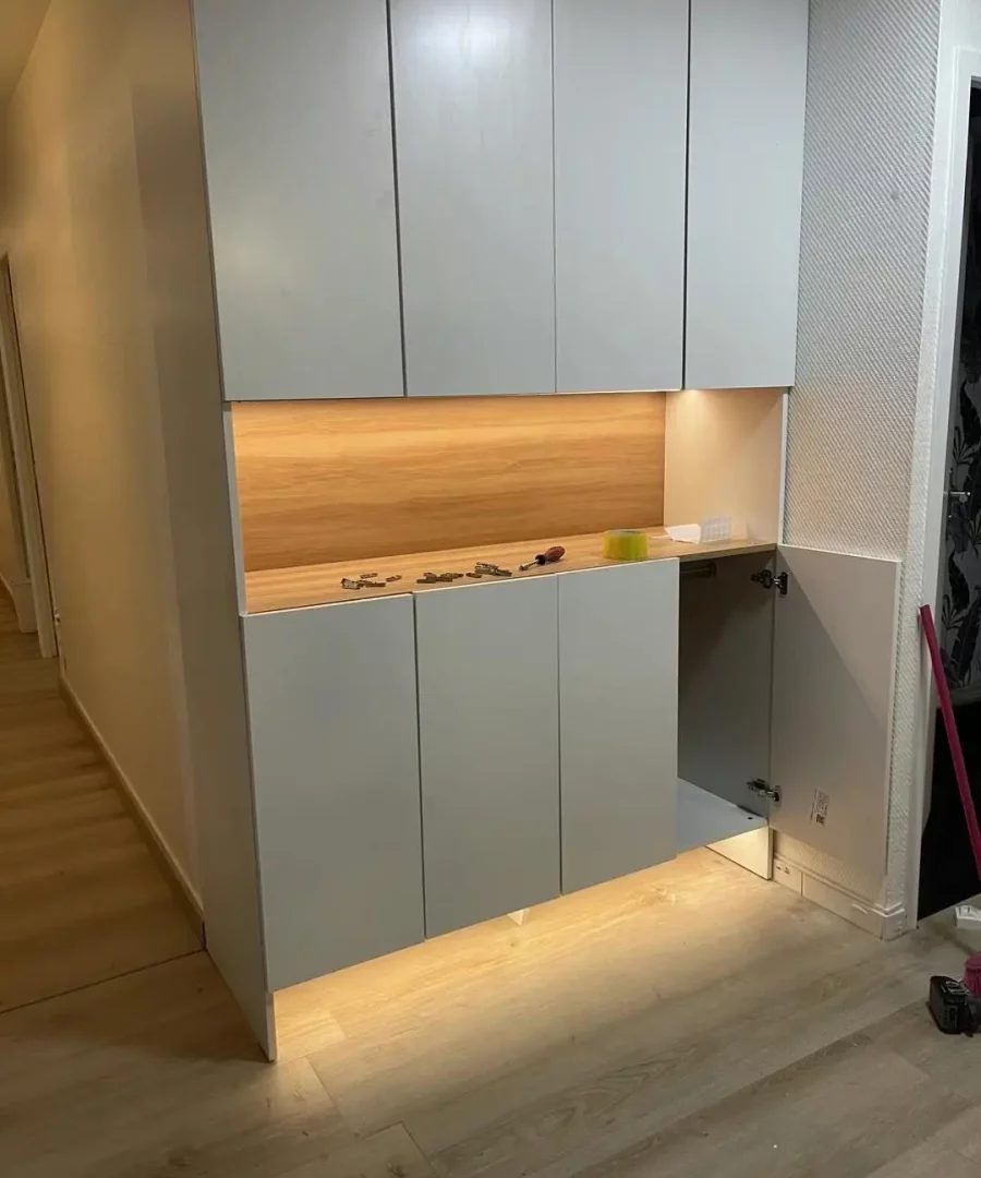 Projet à Bordeaux de l'entrée 2023 mz furniture sur mesure