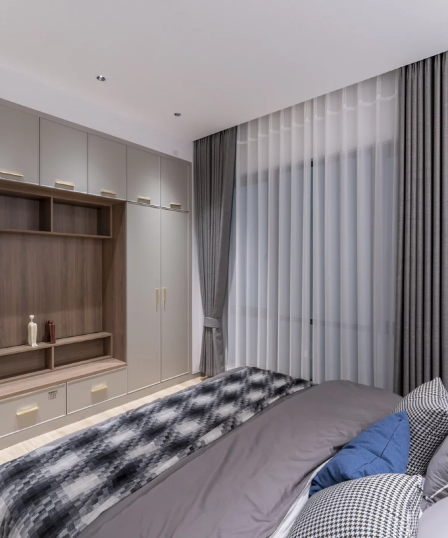 Projet à Bordeaux de la chambre 2023 MZ furniture sur mesure