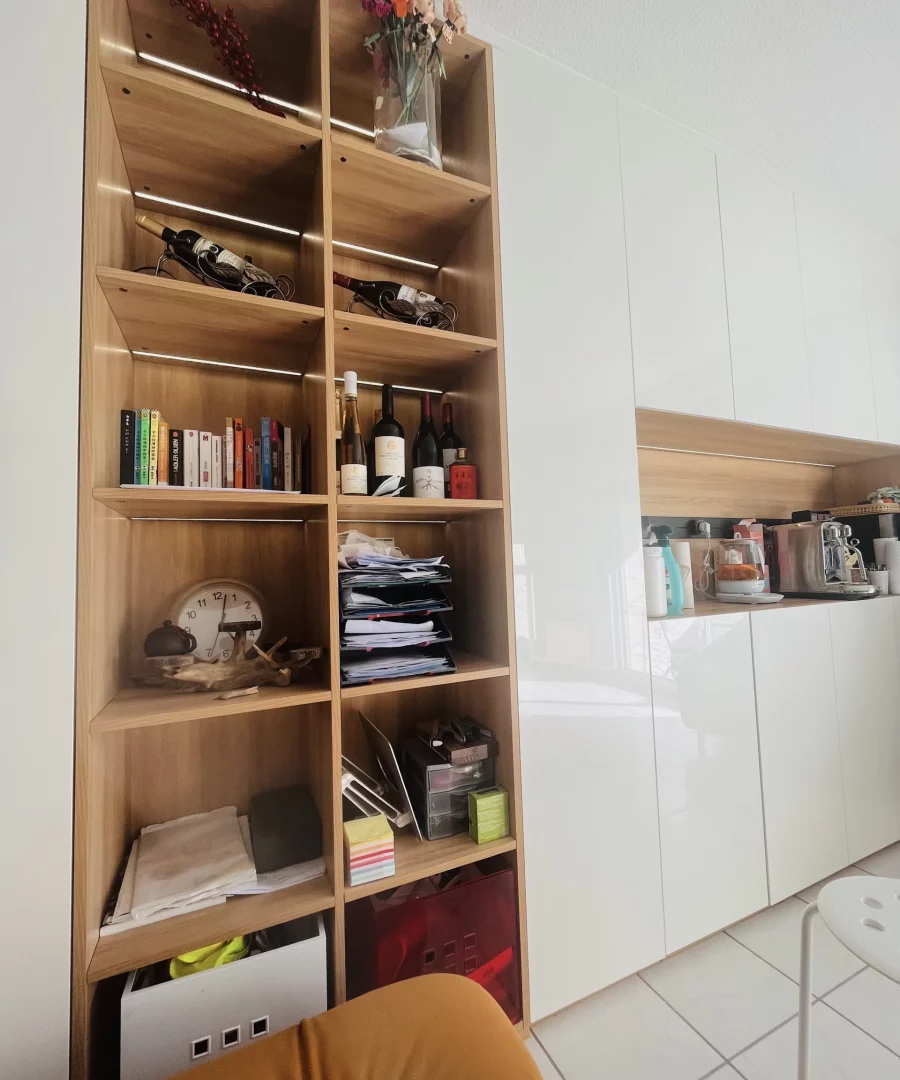 Projet à Bordeaux du salon 2023 mz furniture sur mesure