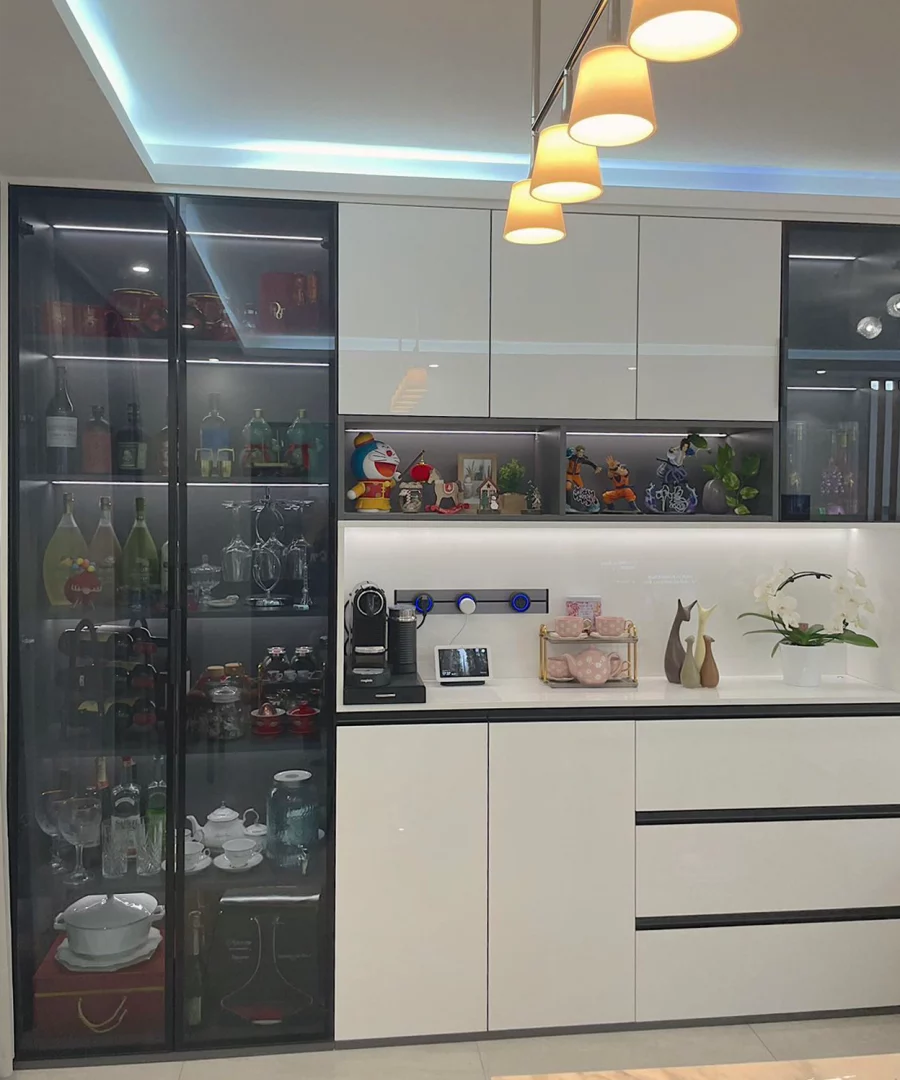 Projet à Bordeaux du salon 2023 mz furniture sur mesure