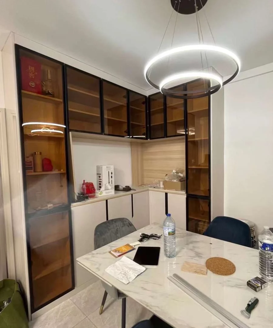 Projet à Bordeaux du salon 2023 mz furniture sur mesure