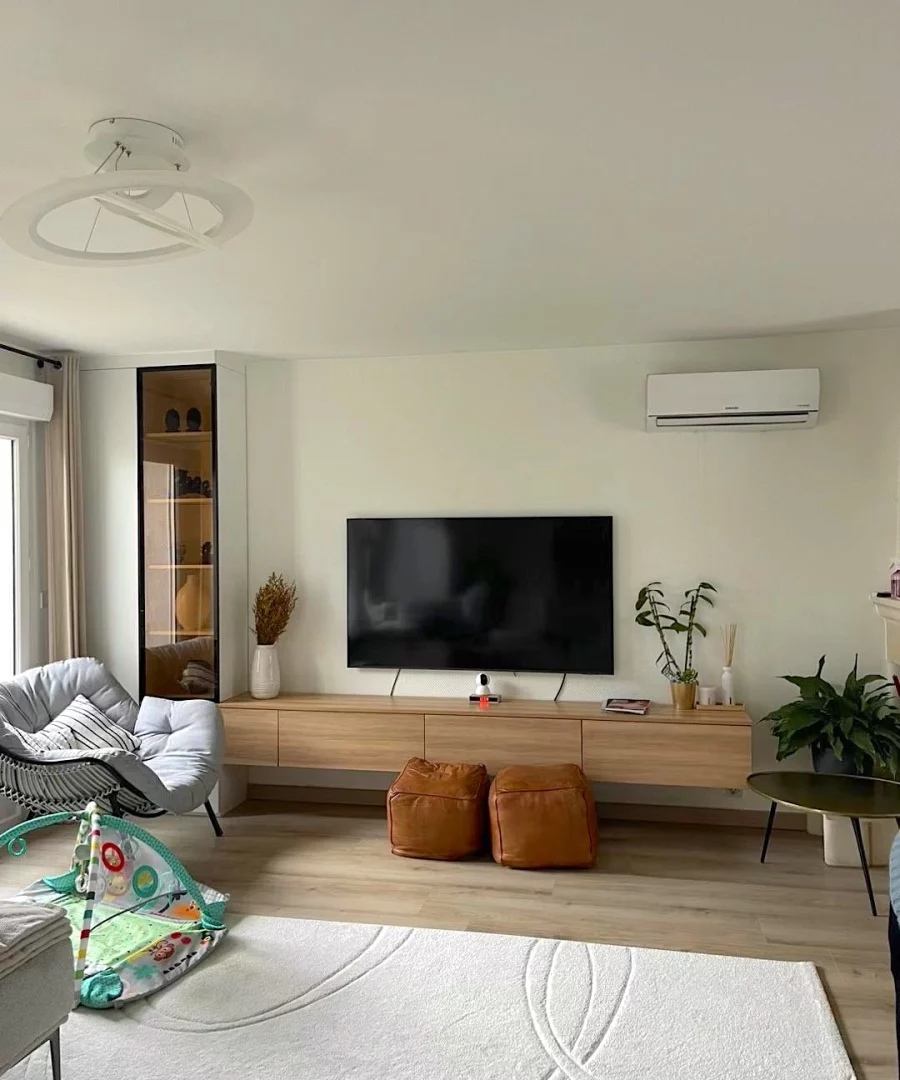 Projet à Bordeaux du salon 2023 mz furniture sur mesure