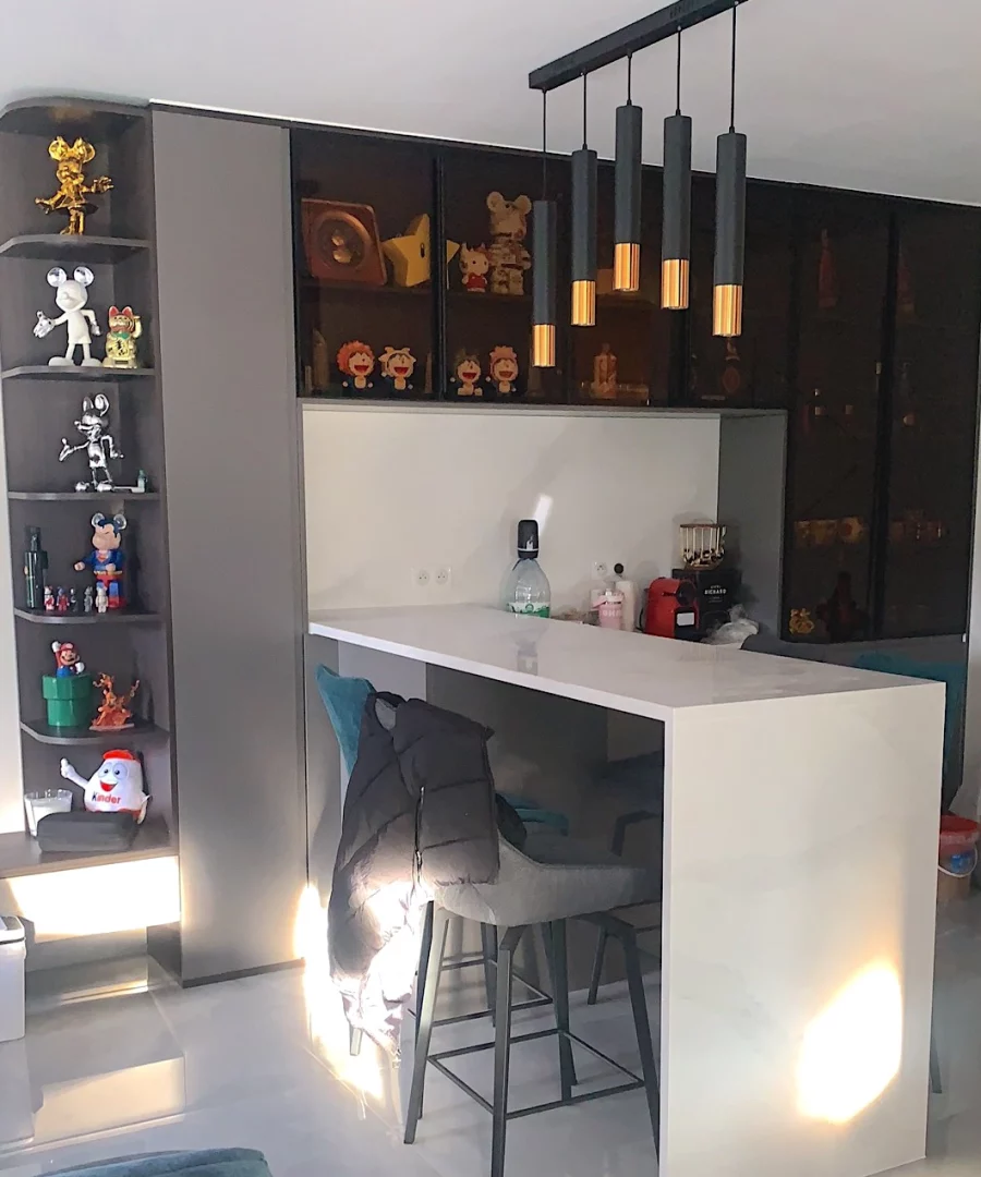 Projet à Paris du salon 2023 mz furniture sur mesure